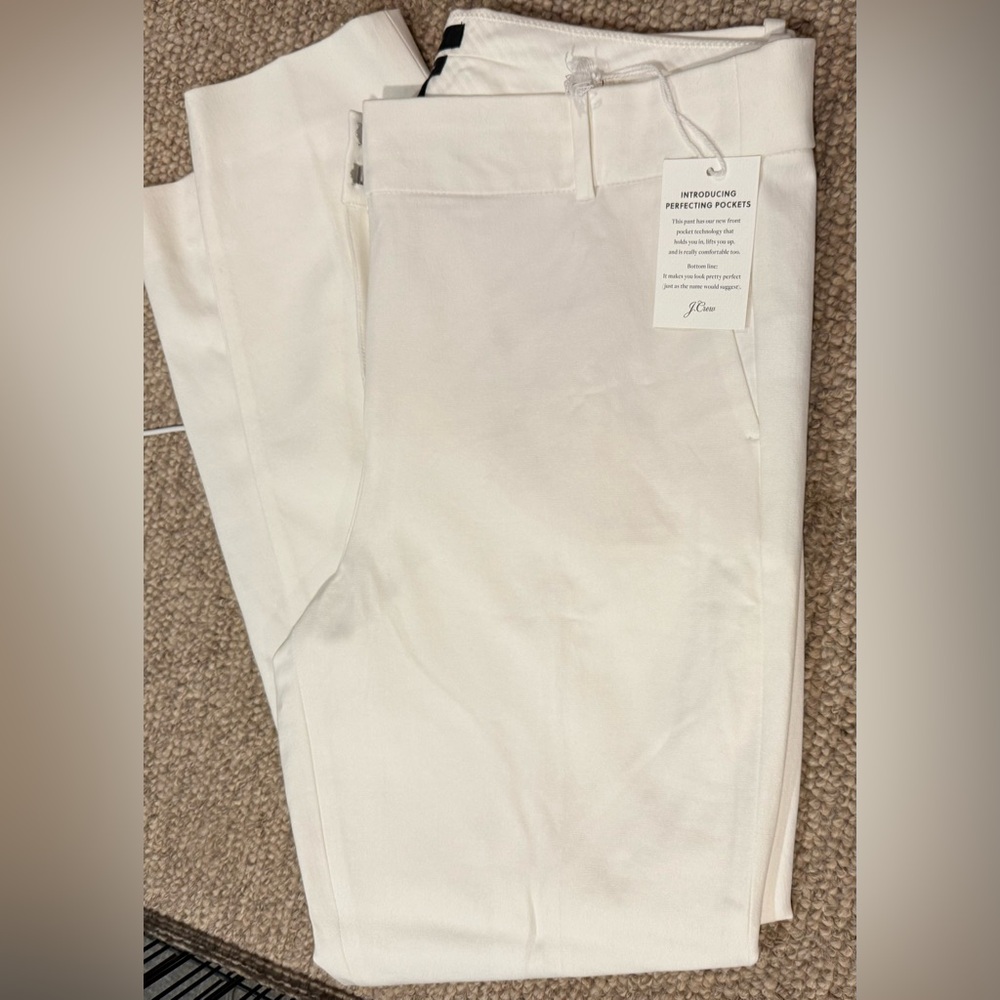 J. Crew Women's White Cameron Pants